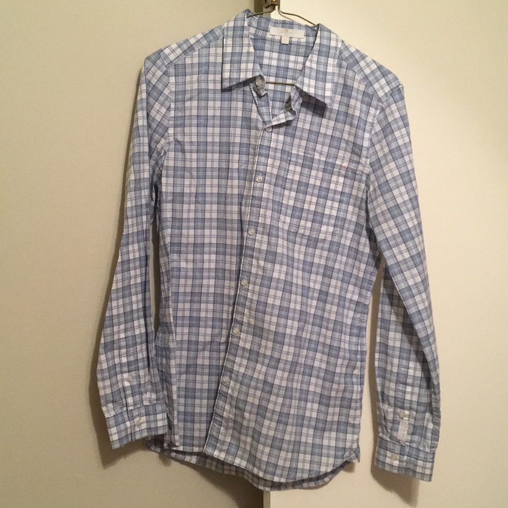 7 for all mankind -Blue Plaid